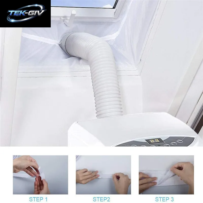 Universal Air Lock Fenster Dichtung Tuch Platte 3 4 5M Heißer Airs Stop Conditioner Outlet Fenster Abdichtung Kit Für Mobile Klimaanlage