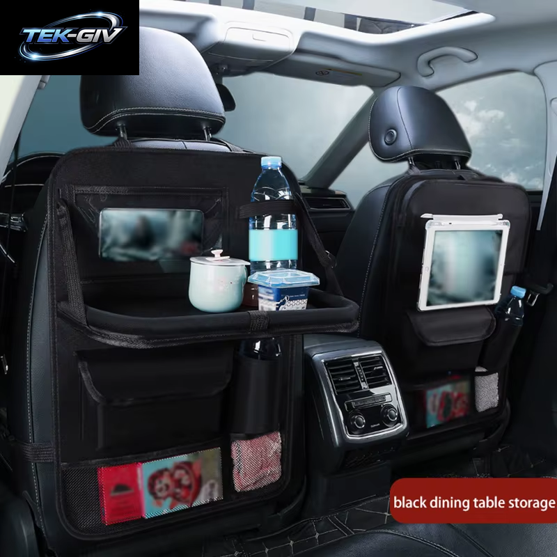 Faltbarer Autositz-Organizer Mit Tablett, Tablet-Handyhalter, Multifunktionale Aufbewahrung Im Auto-Innenraum, Universelles Autozubehör