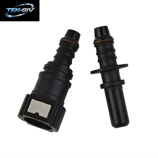 Auto Kraftstoff Linie Koppler Schlauch Schnell Verbinden Gerade 9,89Mm ID8 Auto Kraftstoff Linie Schlauch Rohr Koppler Schnell Release Stecker SET