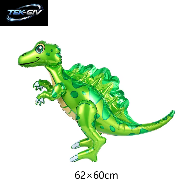 3D Stehender Dinosaurier Ballon Cartoon T Rex Dino Folienballon Für Party Dekoration Kindergeburtstag Partyzubehör