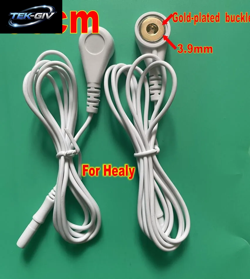 2 HEALY KOMPATIBELES OHRCLIP-KABEL, KLEBER ELEKTRODEN, ANSCHLUSSKABEL, KORDEL-ARMBÄNDER, ARMBÄNDER, SOCKEN, Kniepolster, ZUBEHÖR