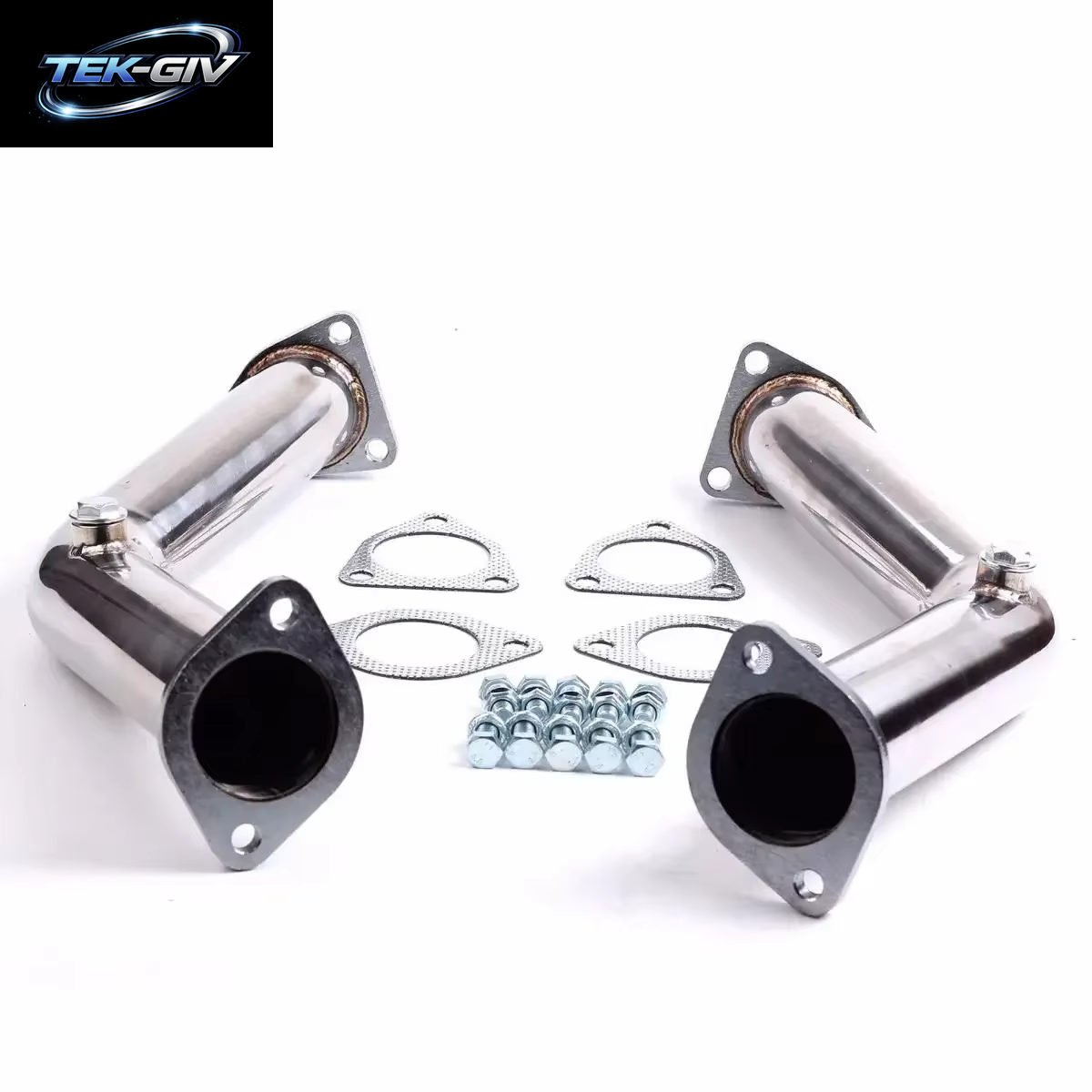 Motorteile Auspuff-Fallrohrrohre Silber Für NISSAN 03-06 350Z G35 Z33/G35 V35 VQ35DE Edelstahl Autoteile