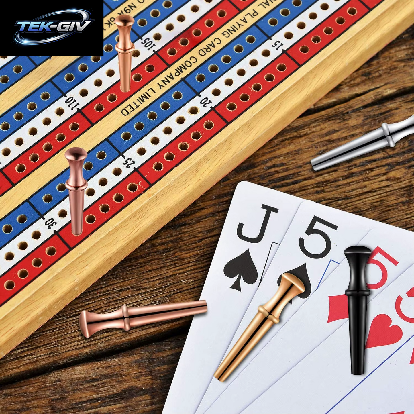 12 Stück Metall Cribbage Pegs Cribbage Board Pegs Passen 1/8 Löcher Cribbage Pegs Mit Einem Konischen Design Für Cribbage Mit 4 C
