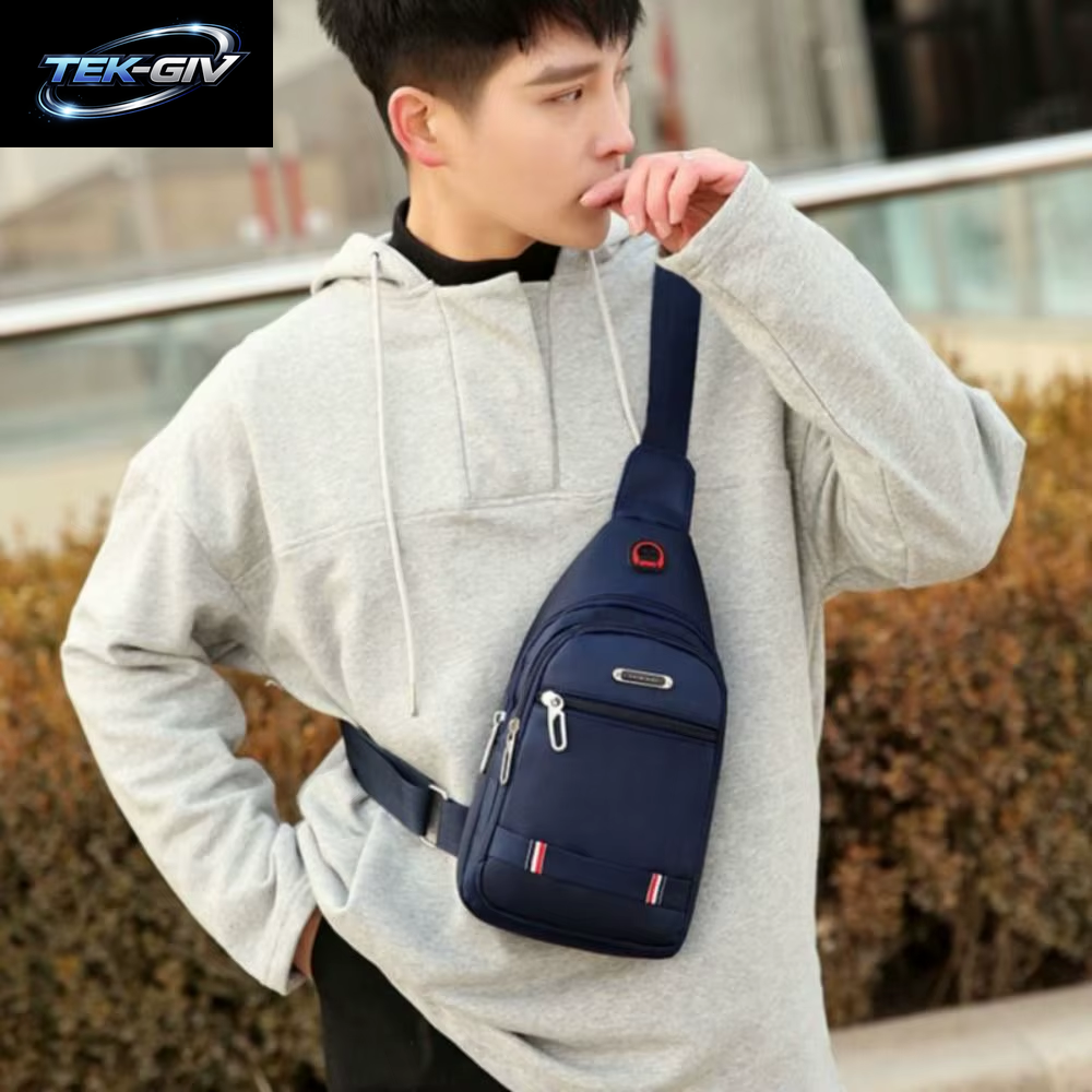 Schwarz Grau Braun Männer Messenger Bags Neue Rechteck Oxford Tuch Männer Umhängetasche USB Ladung Schulter Tasche Männlichen 3 Zipper Tasche