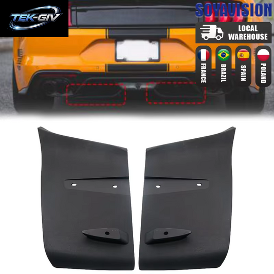 Hinten Lip Air Diffusor Volant Folie Kit ABS Für Ford Zubehör Für Mustang 2018 2019 GT R Stil Auto Außen Teile