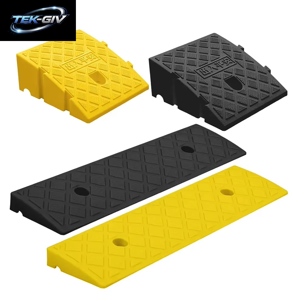Auto Rad Einfahrt Rampen Tragbare Reifen Bordstein Rampen Anti-Slip Schwelle Rampe Für Auto Anhänger Lkw Fahrrad Auto Zubehör Amagi