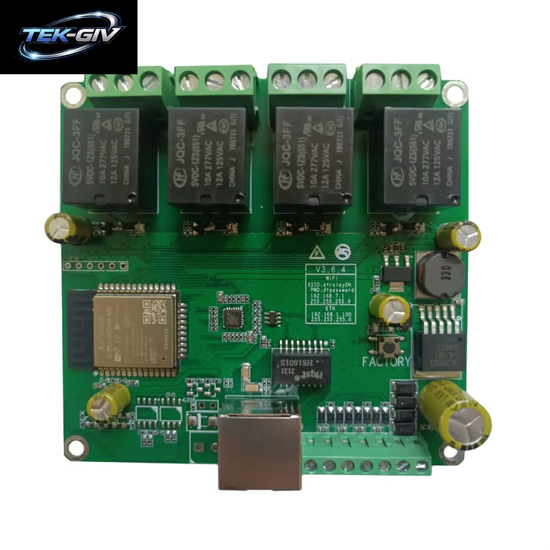 Ethernet-Relais-Netzwerk-Wlan-Switch Modbus MQTT TCP UDP Web Http-Zeitplan Task CAN RS485 Coap Domoticz Timer-Modul