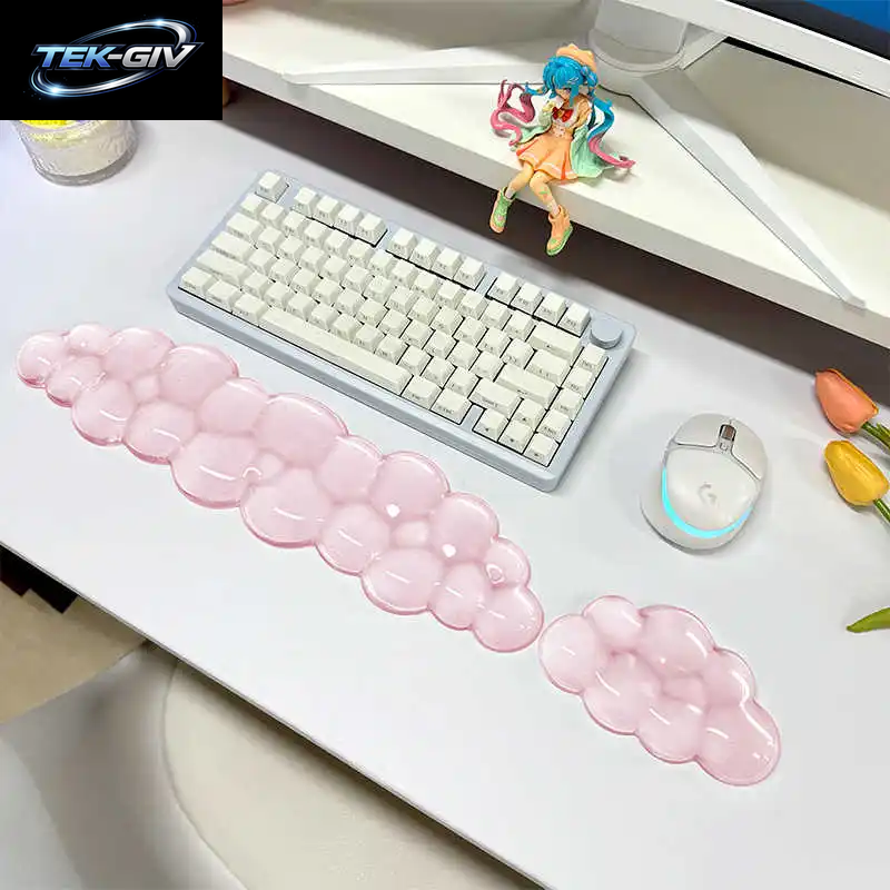 Cloud-Tastatur- Und Maus-Handgelenkauflage, Niedliche Handgelenkstütze Und Armstütze, Tastaturauflage Zur Schmerzlinderung Bei Tastatur Und Maus