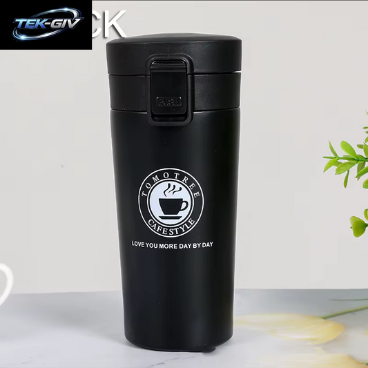 0,5 L Thermobecher, Doppelwandig, Edelstahl 304, Kaffeetasse, Isolierflasche, Thermoskanne, Wasserflasche, Tee, Kaffee, Auslaufsicherer Thermosbecher