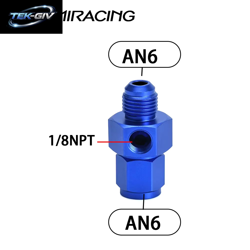 An4 An6 An8 An10 AN12-1/8 Npt Ein Drehgelenk Verbindung Für Öl Messgerät Sensor Seite Port Adapter Legierung Fackel Armteil