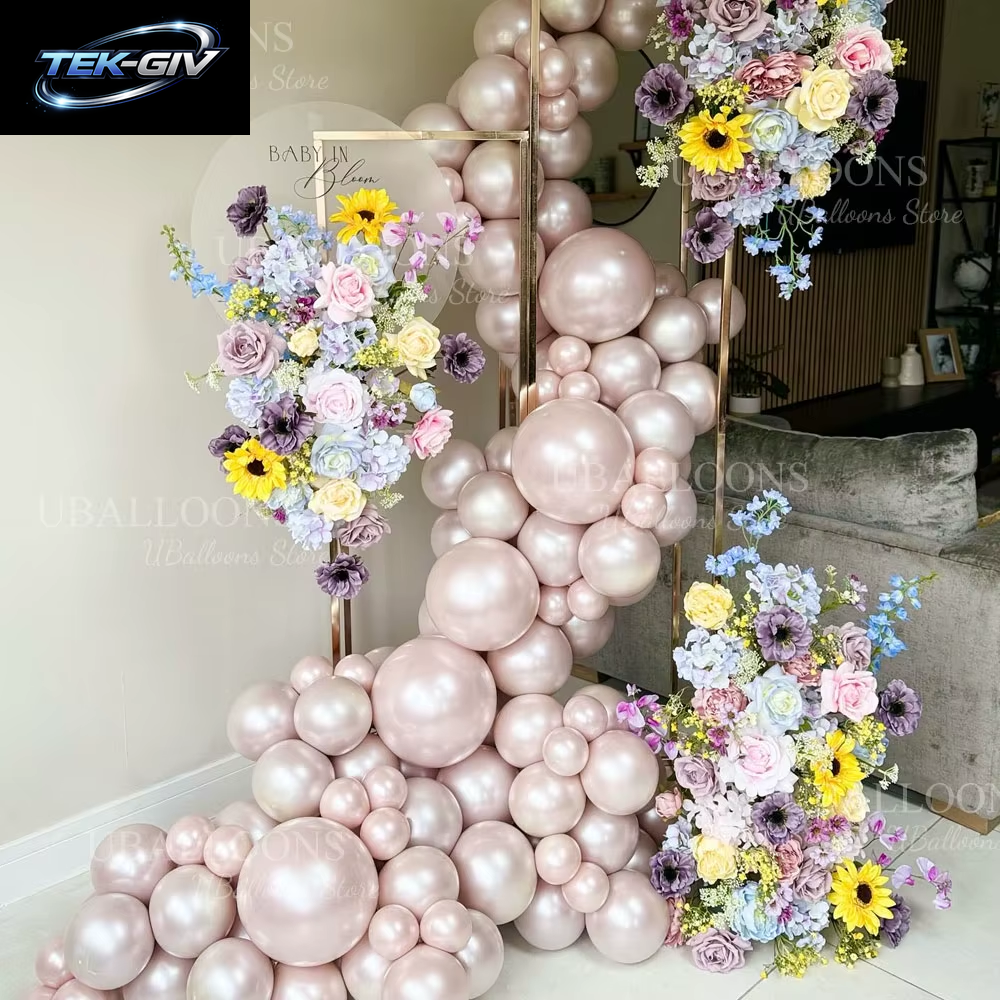 Doppelt Gefüllte Perlweiße Luftballons, 5/10/12/18 Zoll, Doppellagige Perlweiße Latexballons Für Hochzeit, Geburtstag, Babyparty, Dezember