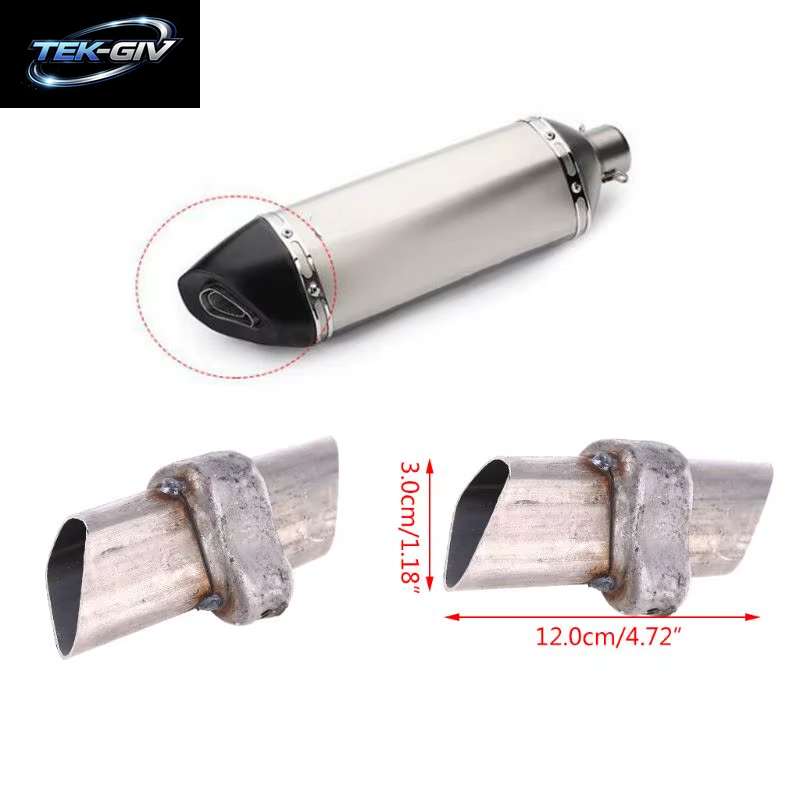 Universal Front Mid End Katalysator DB Killer Für Motorrad Auspuff Schall Dämpfer Schall Dämpfer Geräusch Schall Dämpfer
