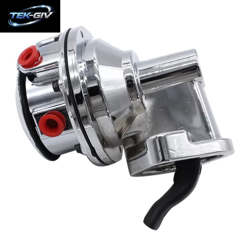 Ab61-Für Chevy Small Block V8 Mechanische Kraftstoffpumpe – 2 Ventile, 80 GPH, 8 PSI – SBC (262–400), Chrom, Autozubehör