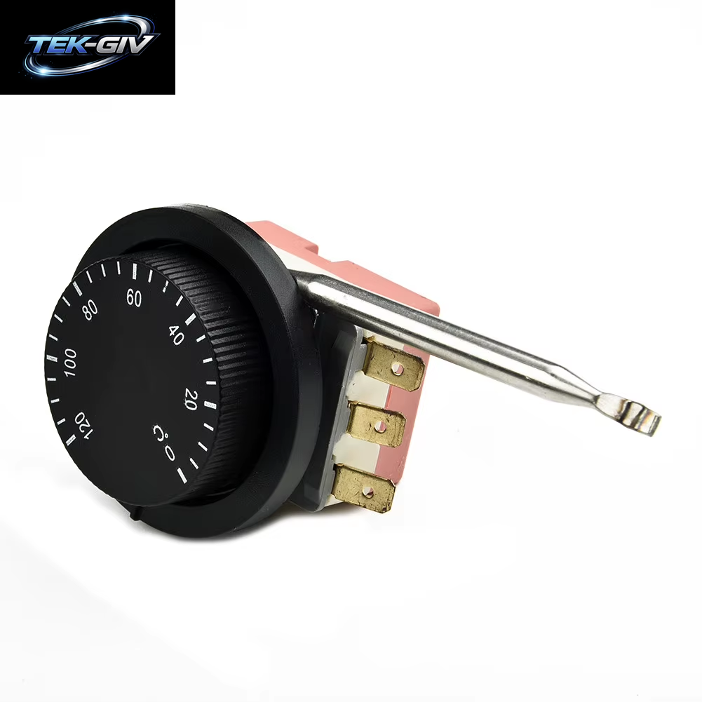 Einstellbare Elektrische Lüfter Thermostat Schalter Kühler Temperatur Control Sonde 250 V Stahl Und Kunststoff 0 ~ 120 Grad Kapillare Die