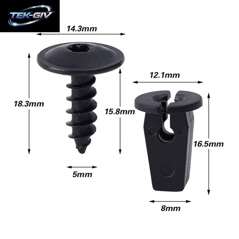 20/40 Stücke Auto Kotflügel Futter Snap Schrauben Für Volkswagen AUDI Motor Abdeckung Unterboden Spritzschutz Rad Verschluss Clips Bolzen