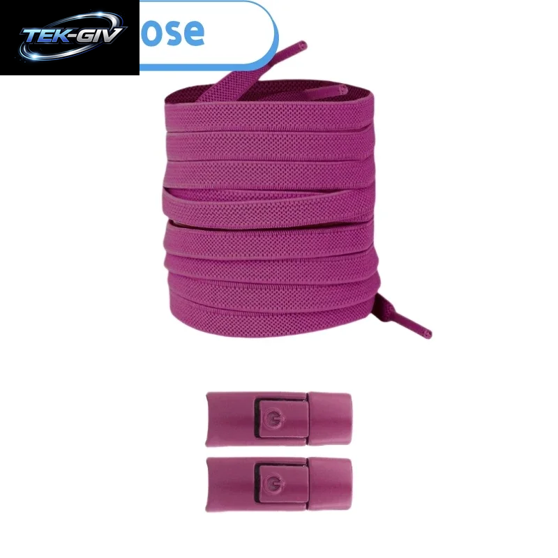 Neu Ohne Krawatten, Elastische Schnürsenkel, Keine Krawatte, Schnürsenkel, Press-Lock-Schnürsenkel, Sneaker, Kinder Und Erwachsene, 8 Mm, Verbreiterte Flache Schnürsenkel Für Schuhe