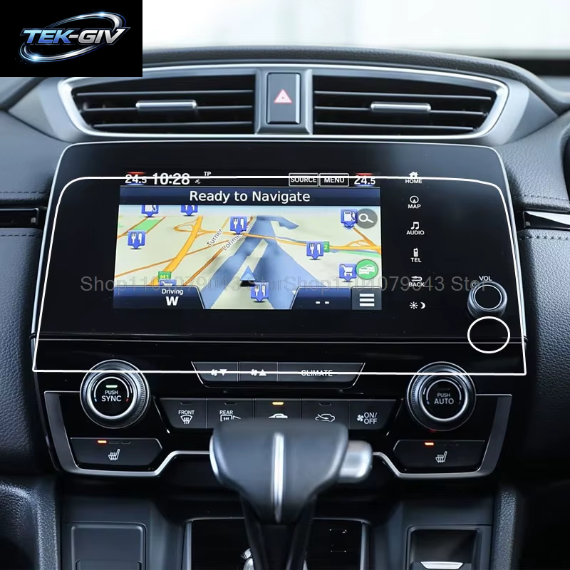 Displays Chutz Folie Aus Gehärtetem Glas Für Honda CR-V Crv 2017-7-Zoll-Gps-Navigations-Lcd-Bildschirm Gegen Kratzer