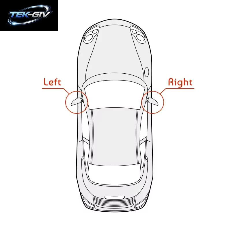 Weitwinkel-Rückspiegelglas Mit Konvexem Flügel, Beheizt, Mit Rückplatte Für Peugeot 3008 5008, Für CITROEN C3 Picasso