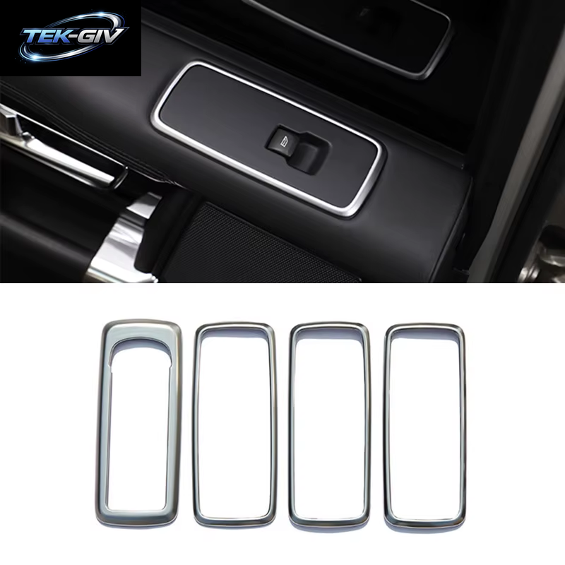 ABS Carbon Auto Fensterheber Schalter Taste Panel Abdeckung Trim Für Land Rover Discovery 4 2010-2016 Für Range Rover Sport 2010-2013