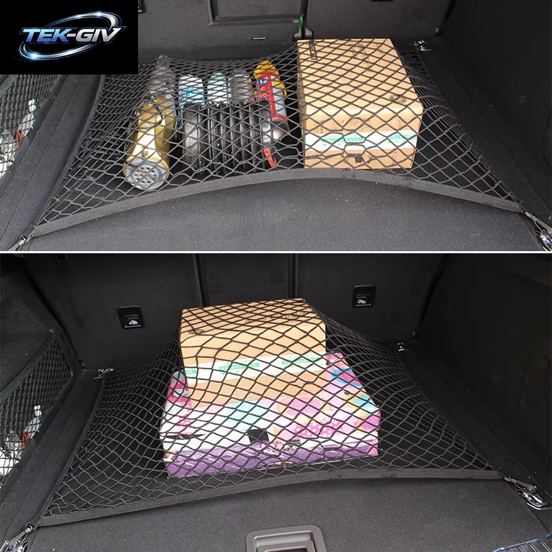Für Subaru Forester SJ 2014-2022 Auto Stamm Gepäck Lagerung Fracht Organizer Elastische Mesh Net Styling