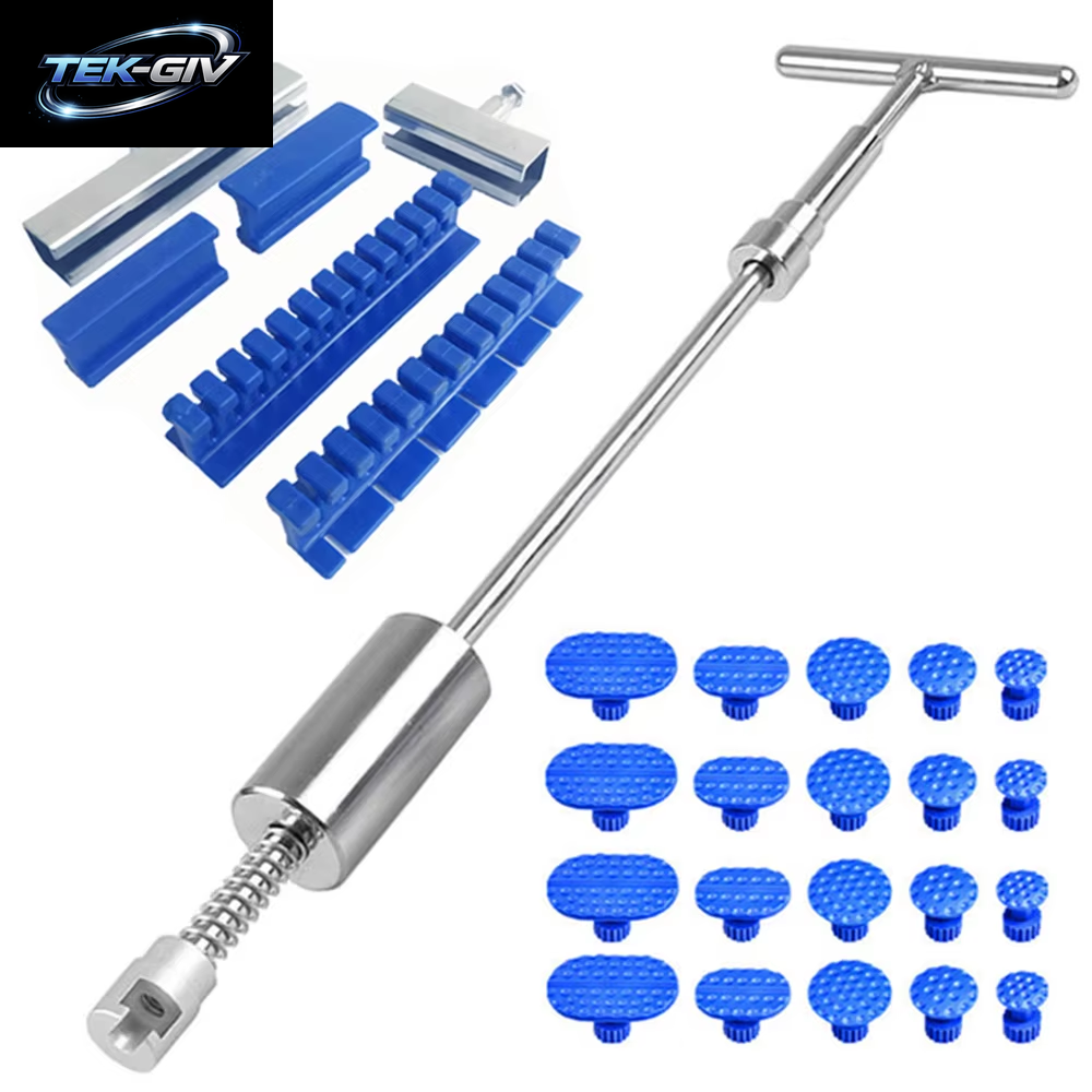 Auto Dent Reparatur Werkzeuge Auto Körper Saugnapf Kits Dent Puller Tool Kit Mit Slide Hammer Reverse Hammer Pull Tabs Für Auto