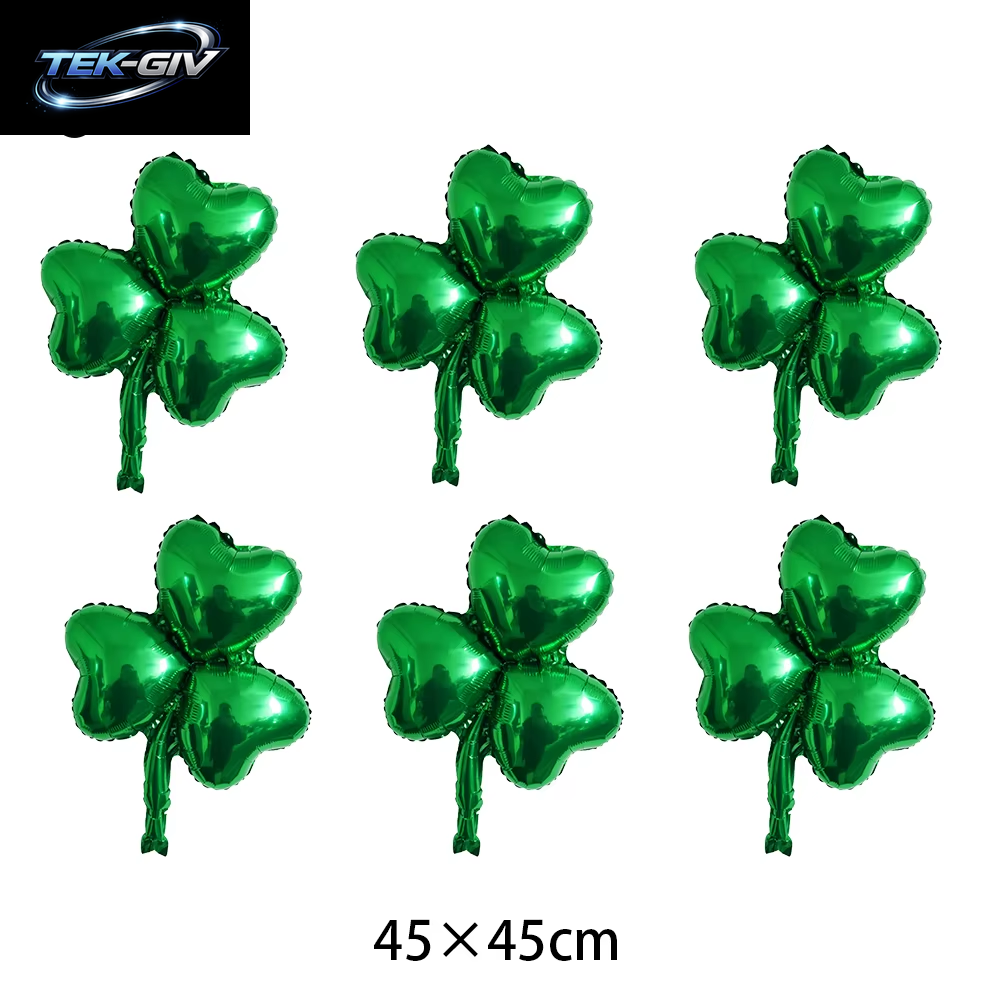 St. Patrick'S Day Banner Girlande Hängende Wirbel Dekorationen St. Patrick'S Day Party Banner Kleeblatt Luftballons St. Patrick Day Dekore