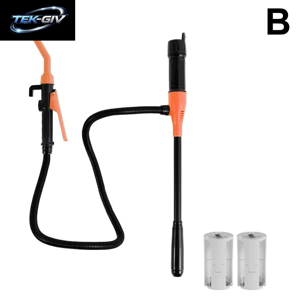 Kraftstoff Förder Pumpe Batterie Betriebene Flüssigkraftstoff-Transfer Pumpe Mit Durchfluss Regeldüse 2,4 Gallonen Pro Minute Tragbare Transfer Pumpe