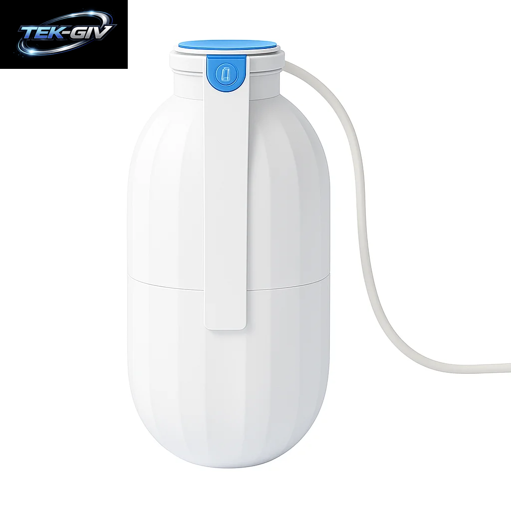 1 X Automatische Toilettentank-Reinigungsflasche, Freihändiger Blauer Flüssigkeitsspender, Tiefenreinigung Und Desodorierende Toilettenschüssel, Langlebig