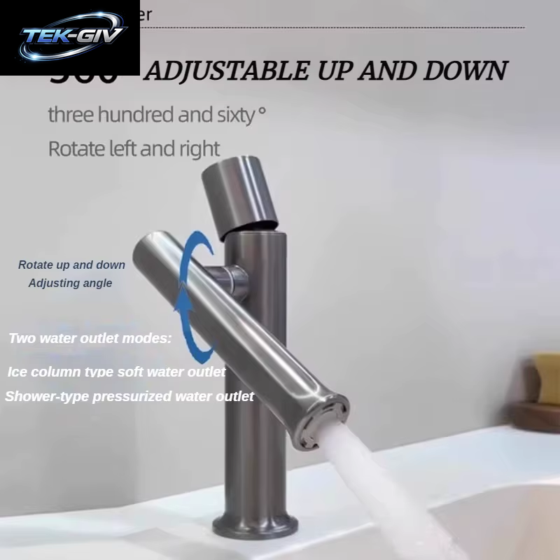 GEGVE Waschbecken-Wasserhähne Aus Edelstahl 304, Waschbecken, Waschbecken, Waschbecken, Abnehmbarer Kopf, Badezimmer Für Israelische Wasserhahn-Mischbatterie