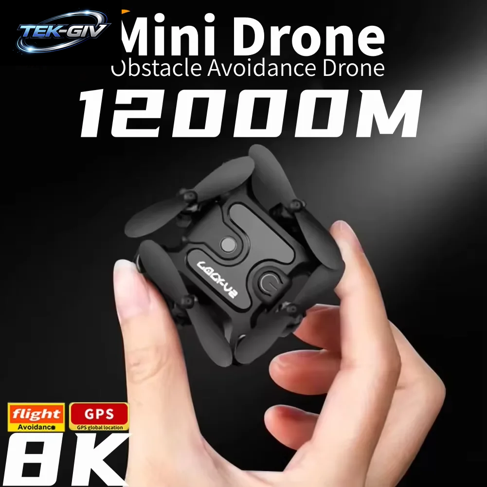 V2 Neue Mini-Drohne Professionelle Hd-Kamera 5G WLAN FPV Luftdruck-Höhenhaltung Faltbarer Quadcopter Rc-Drohne Spielzeug UAV 2026