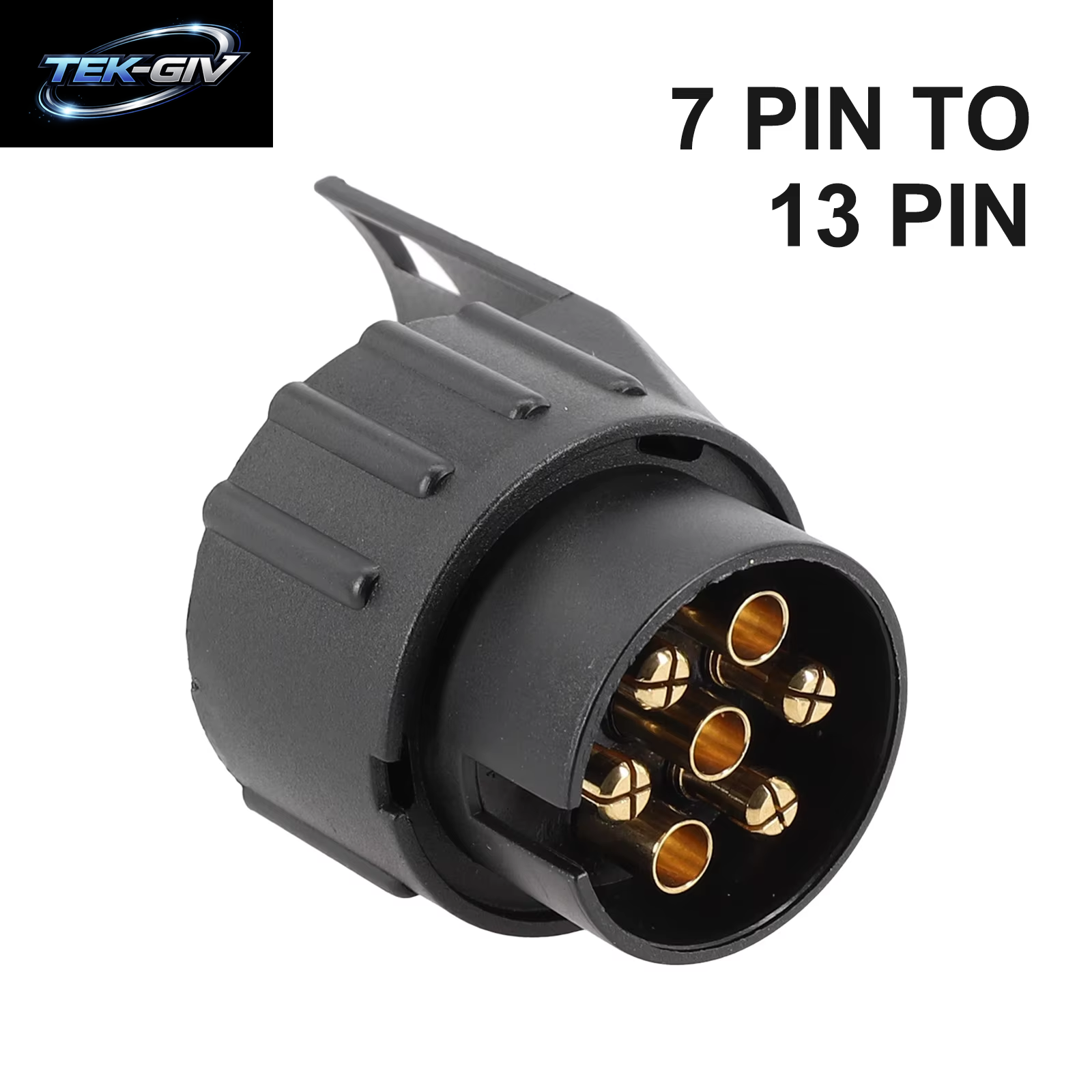 1 Stück 7 Bis 13 Pin Stecker Kunststoff Adapter Anhänger Stecker Anhängerkupplung Anhängerkupplung Auto LKW Wohnwagen Zubehör Stecker Buchse Adapter