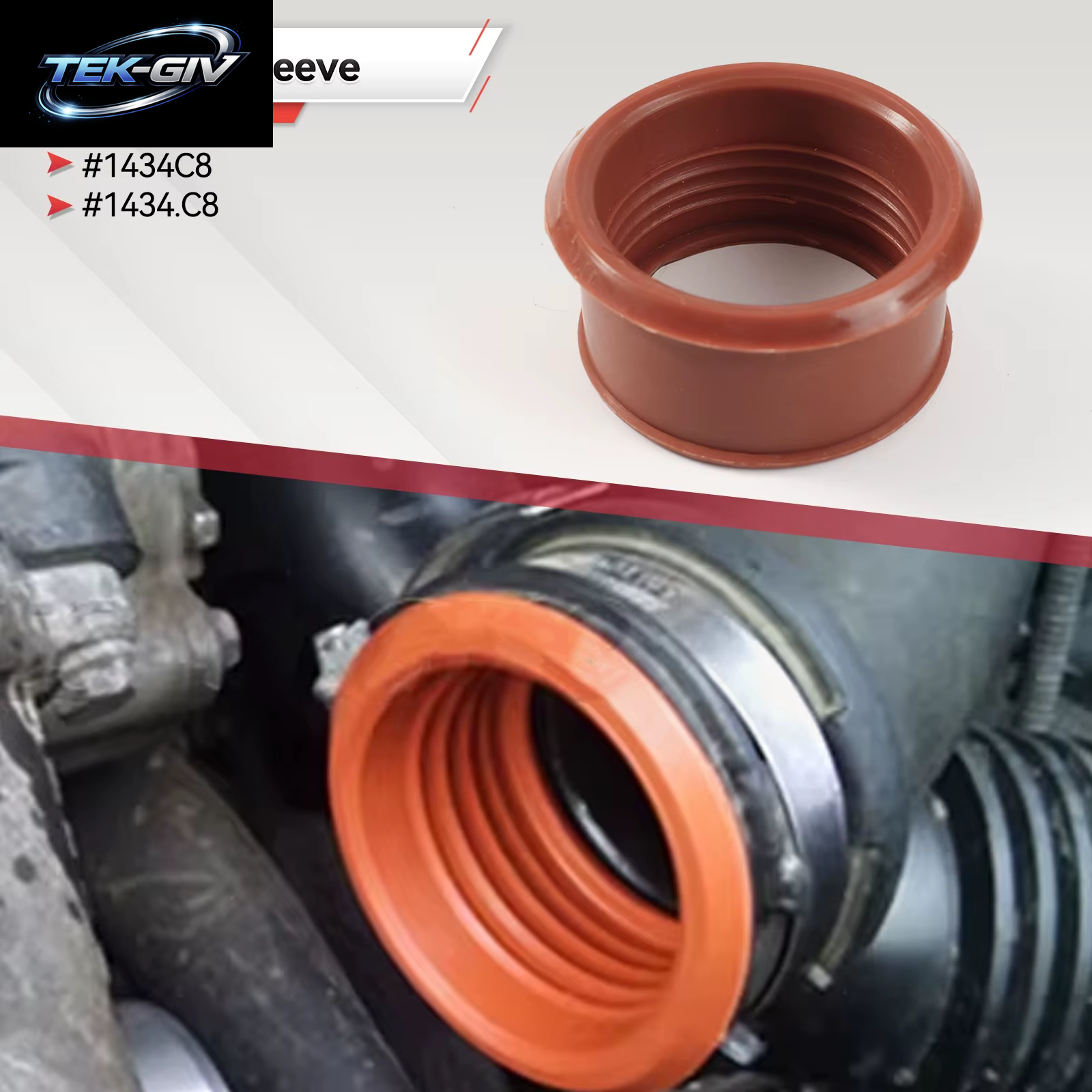 Gummi-Turbo-Luftrohrhülse, Passend Für PEUGEOT 206 207 307 308 407 EXPERT PARTNER CITROEN C2 C3 C4 PICASSO 1.6 HDI 1434C8 1434.C8