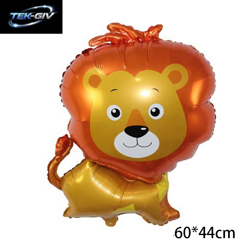 Cartoon Tier Kaninchen Hirsch Folienballon Kinder Geschenke Geburtstag Party Dschungel Tier Thema Dekoration Eichhörnchen Fuchs Bär Helium Globos