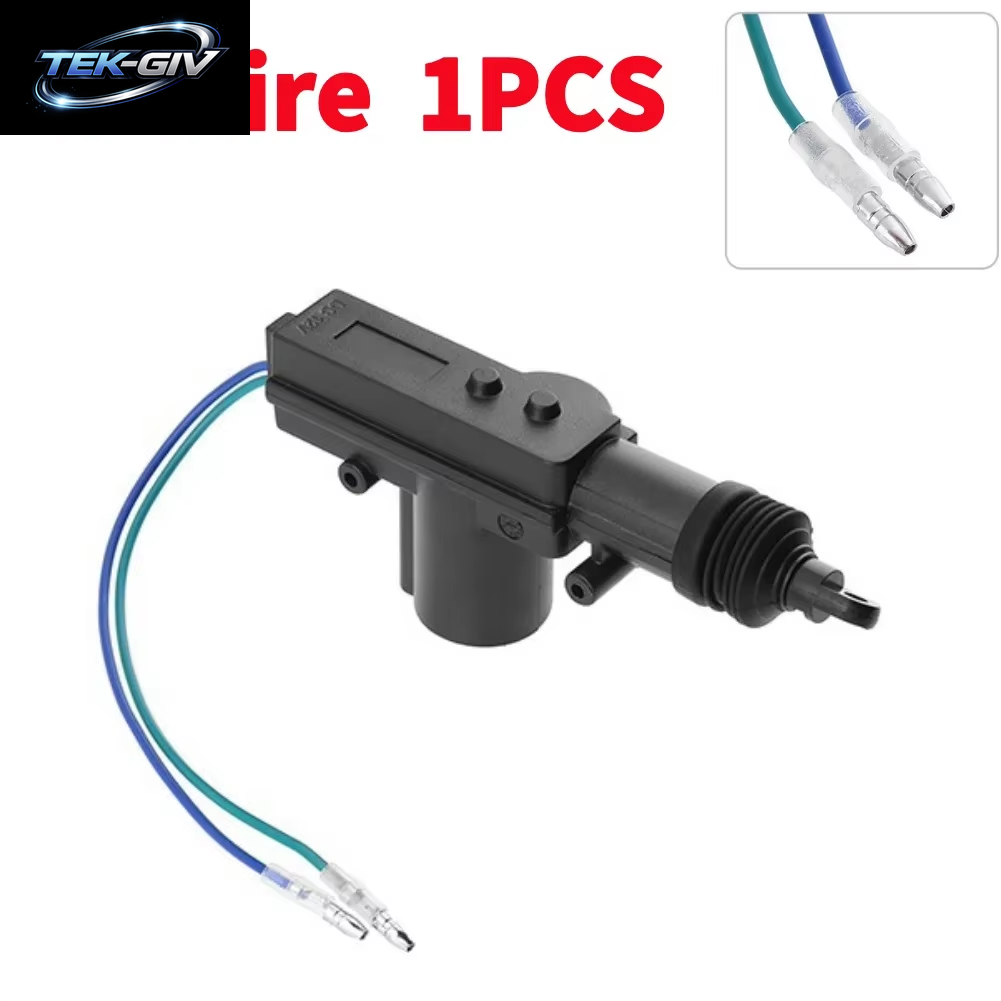 1-10PCS 2/5 Draht Universal Auto Elektrische Antrieb Fernbedienung Zentrale Türschloss 12V Heavy-Duty Locking System Einzigen Pistole Typ Kit