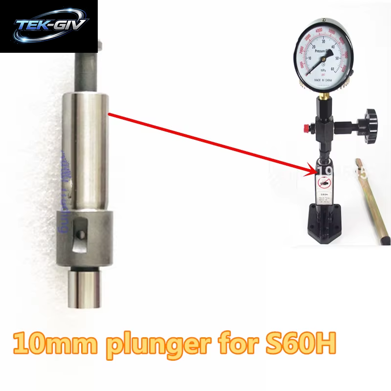 Kostenloser Versand! Kolben 10Mm Für S60H Diesel Injektor Düse Tester PJ60 Düse Tester Reparatur Ersatzteil