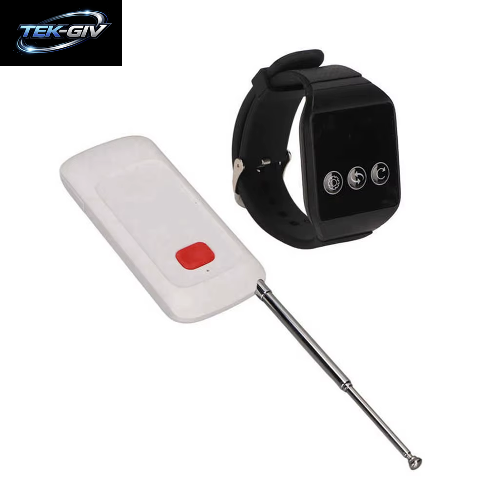 Wireless Caregiver Pager Wireless Nurse Call System Alarm Knopf Wasserdicht Für Heim Krankenhaus