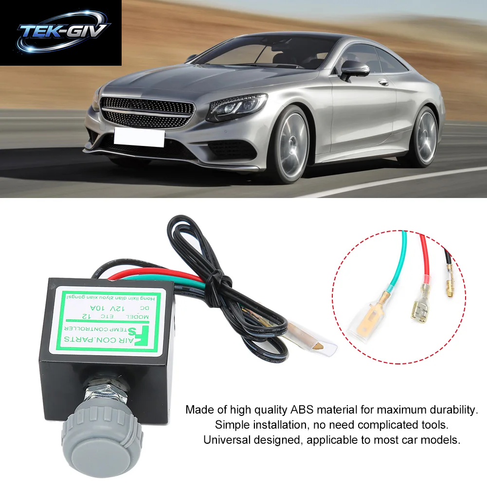 1Pcs 12V/24V Auto Klimaanlage Elektronische Thermostat Schalter Temperatur Control Auto Zubehör A/C Elektronische Thermostat