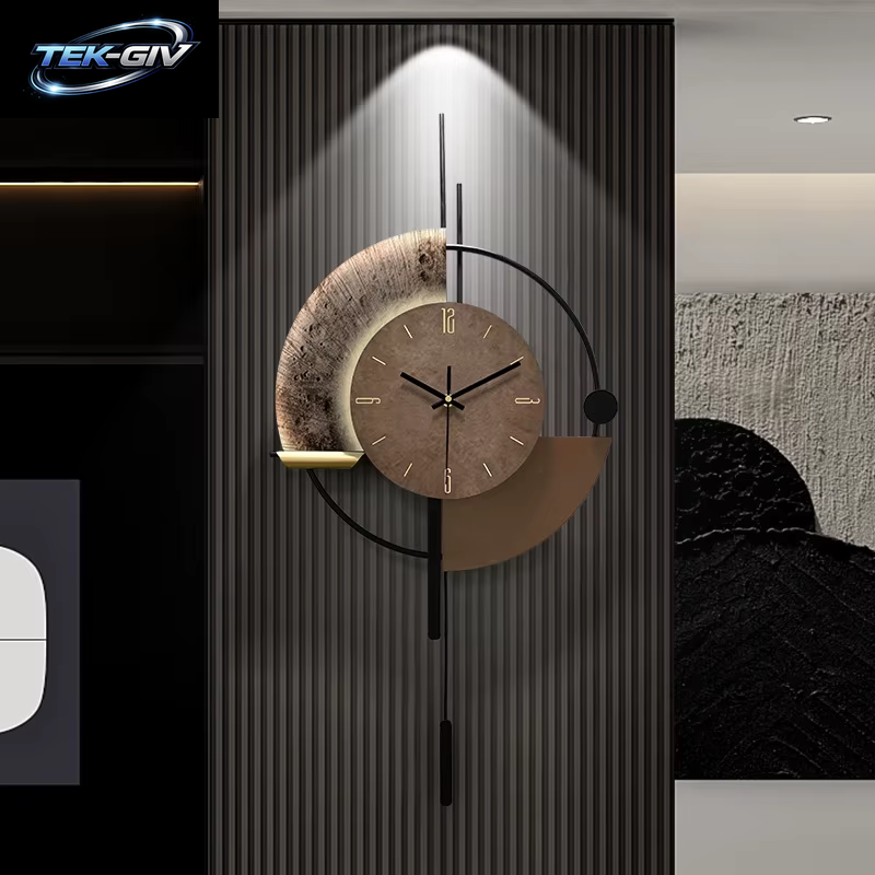 Ein Künstler Des Lebens Sein, Moderne, Minimalistische, Sprachgesteuerte, Leuchtende Wanduhr