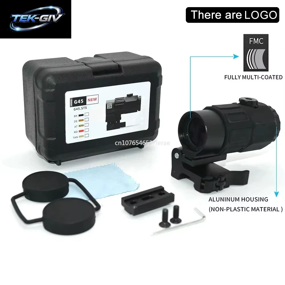 EOTECH 558 Holografisches Kollimator-Rotpunktvisier G43/G33 3X G45 5X Vergrößerungsglas Airsoft Jagdausrüstung Mit 20Mm Schienenmontage & Qd-Hebel