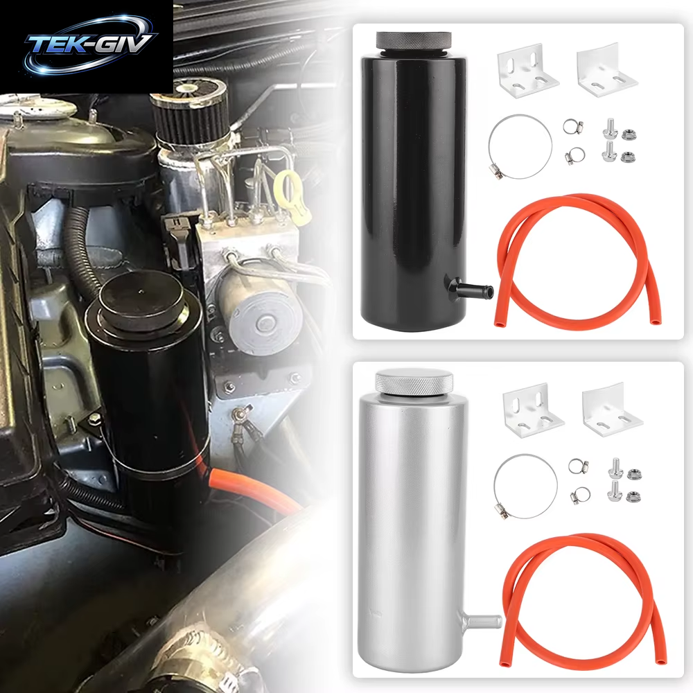 Universal Kühlmittel Kühler Kühlmittel Tank 800Ml Ausgleichs Behälter Kühl Verschluss Flasche Überlauf Behälter Aluminium Autozubehör