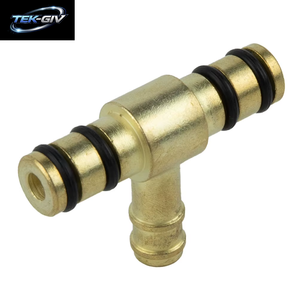 ~Vergaser Messing Kraftstoff T-Stück Passend Für 1 Yamaha FJ600 XS750 XS1100 2H7-14988-00 T Stück 3-Wege-Kraftstoffschlauch-Verbindungsstück