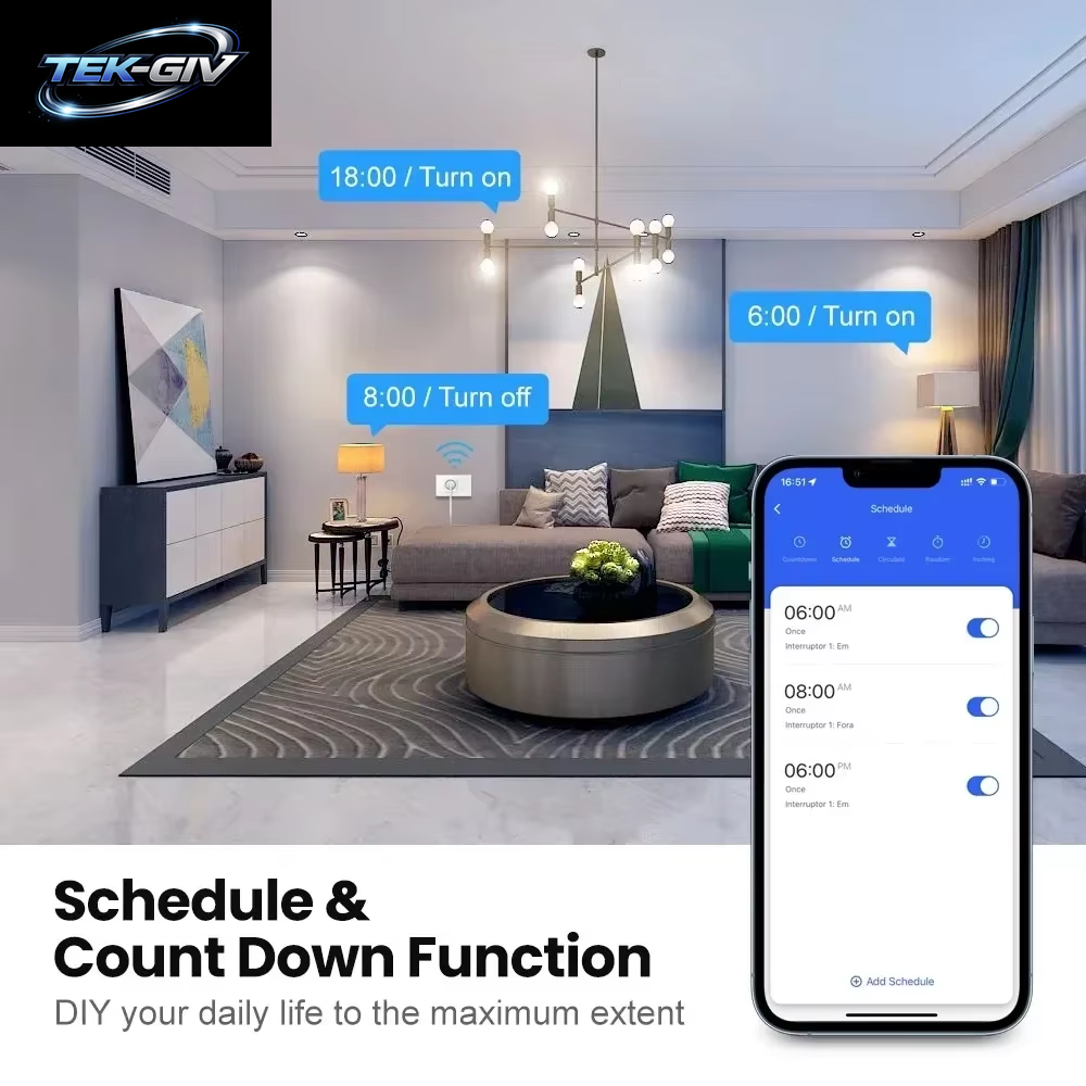 Melery Brasilien WLAN Smart Tuya Wandsteckdose Tomada Stromüberwachung 20A Steckdose Gehärtetes Touch-Glas-Panel Kompatibel Mit Alexa Google Home