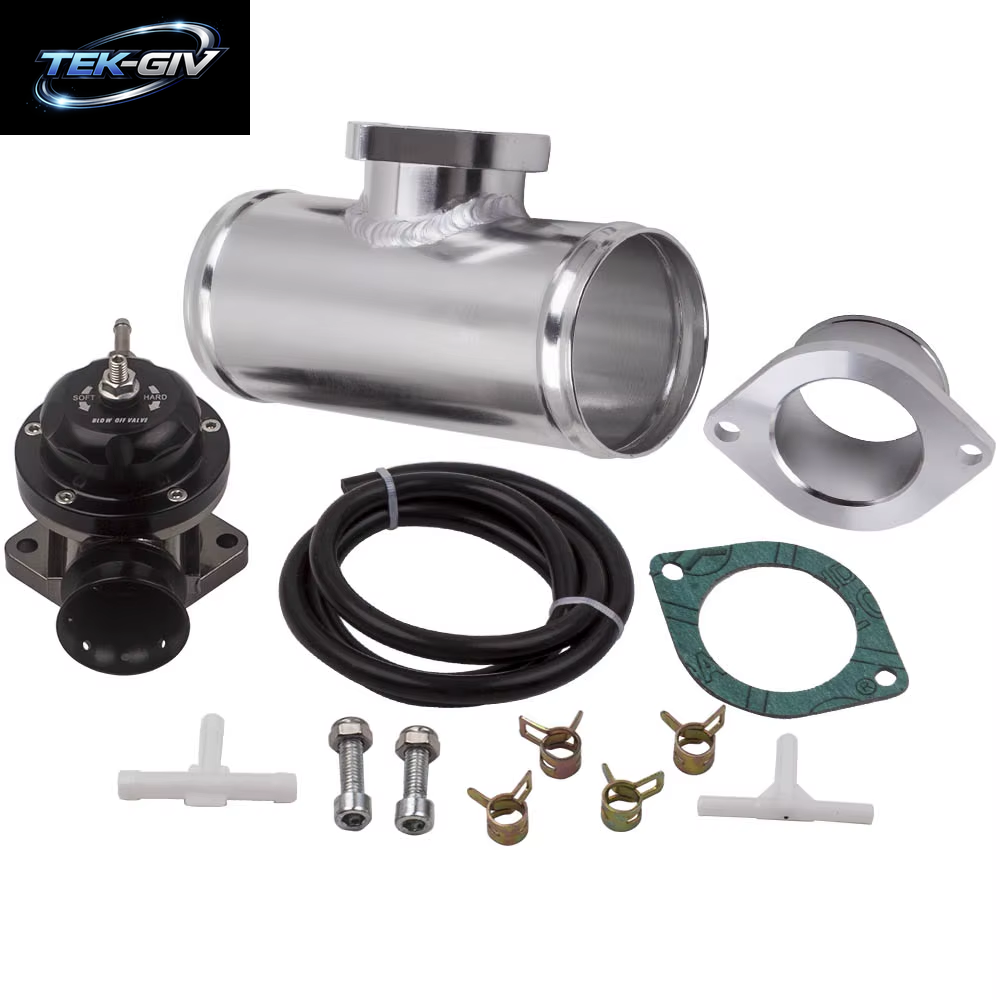 Universelles Turbo-Abblasventil Vom Typ RS, Verstellbar Mit 2,5-Zoll-Aluminium-Flanschrohradapter