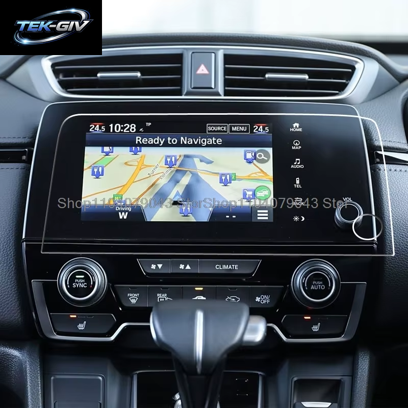 Displays Chutz Folie Aus Gehärtetem Glas Für Honda CR-V Crv 2017-7-Zoll-Gps-Navigations-Lcd-Bildschirm Gegen Kratzer