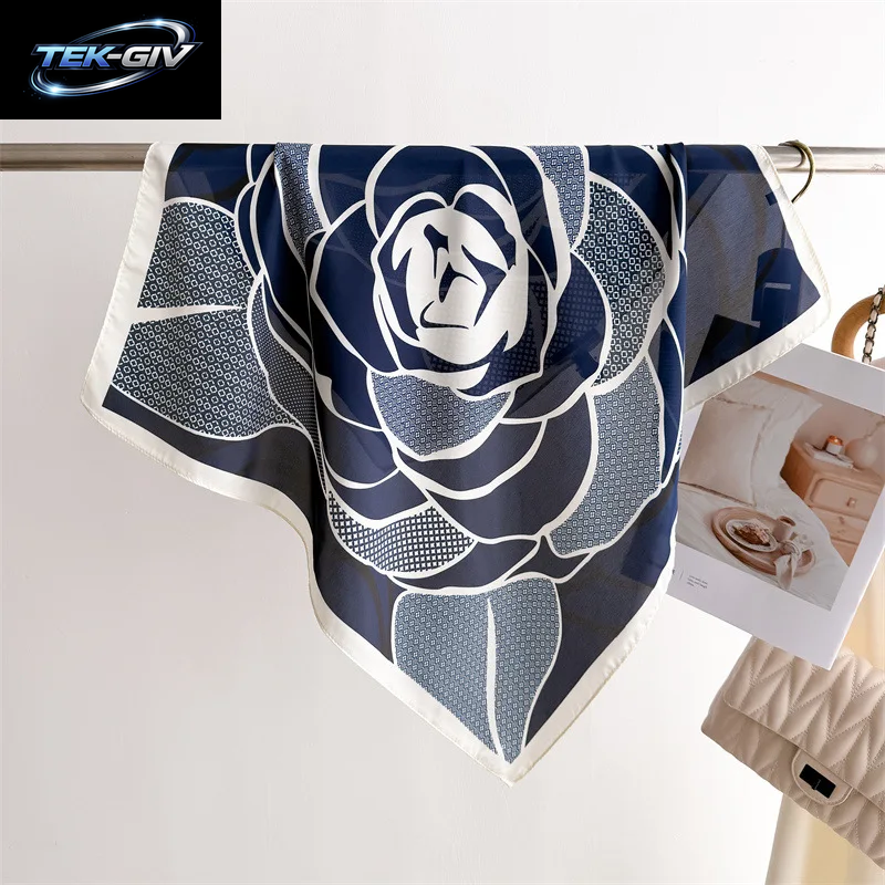 Luxus Neue Gedruckt Schals Frauen Seidenschal Frühling Und Sommer Blumen Dekorationen Kleine Krawatten Haarbänder Taschen Großhandel