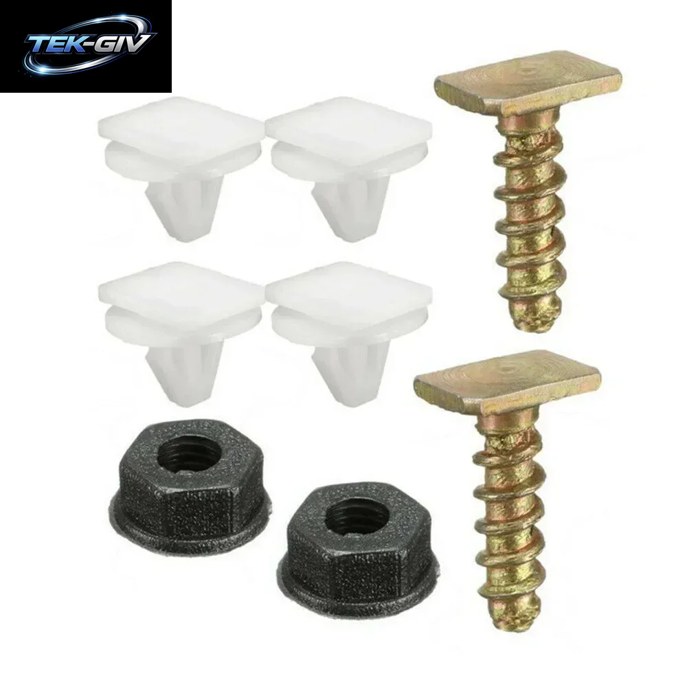 8Pcs Auto Vorderrad Arch Trim Fastener Clips Schraube Mutter Bolzen Set Für Vauxhall Corsa C Auto Innen Zubehör Auto Clips