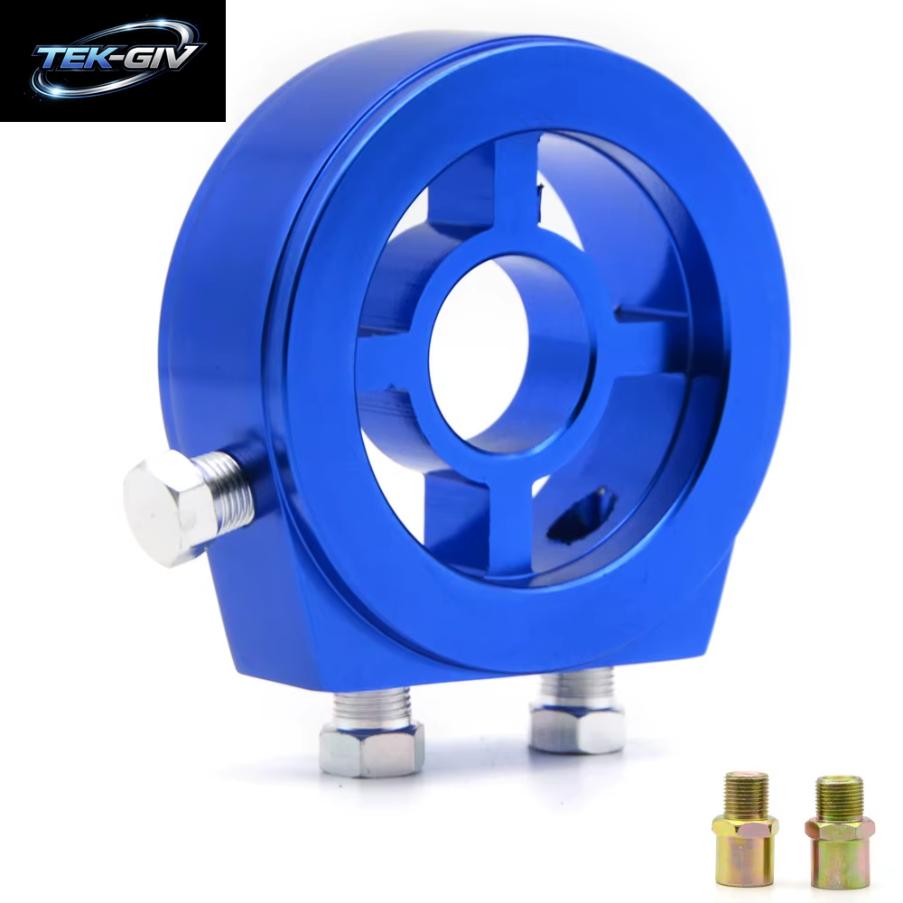 M20X1,5 3/4-16 1/8 NPT Aluminium Racing Öl Manometer Ölfilter Sandwich Adapter