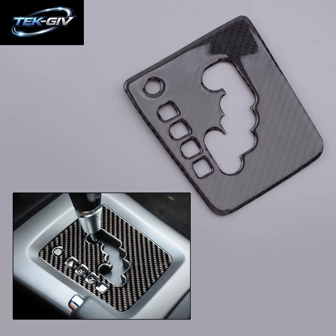 Innen Konsole Getriebe Shift Panel Trim Abdeckung Dekor Carbon Faser Fit Für Subaru Forester 2008 2009 2010 2011 2012, Linkslenker