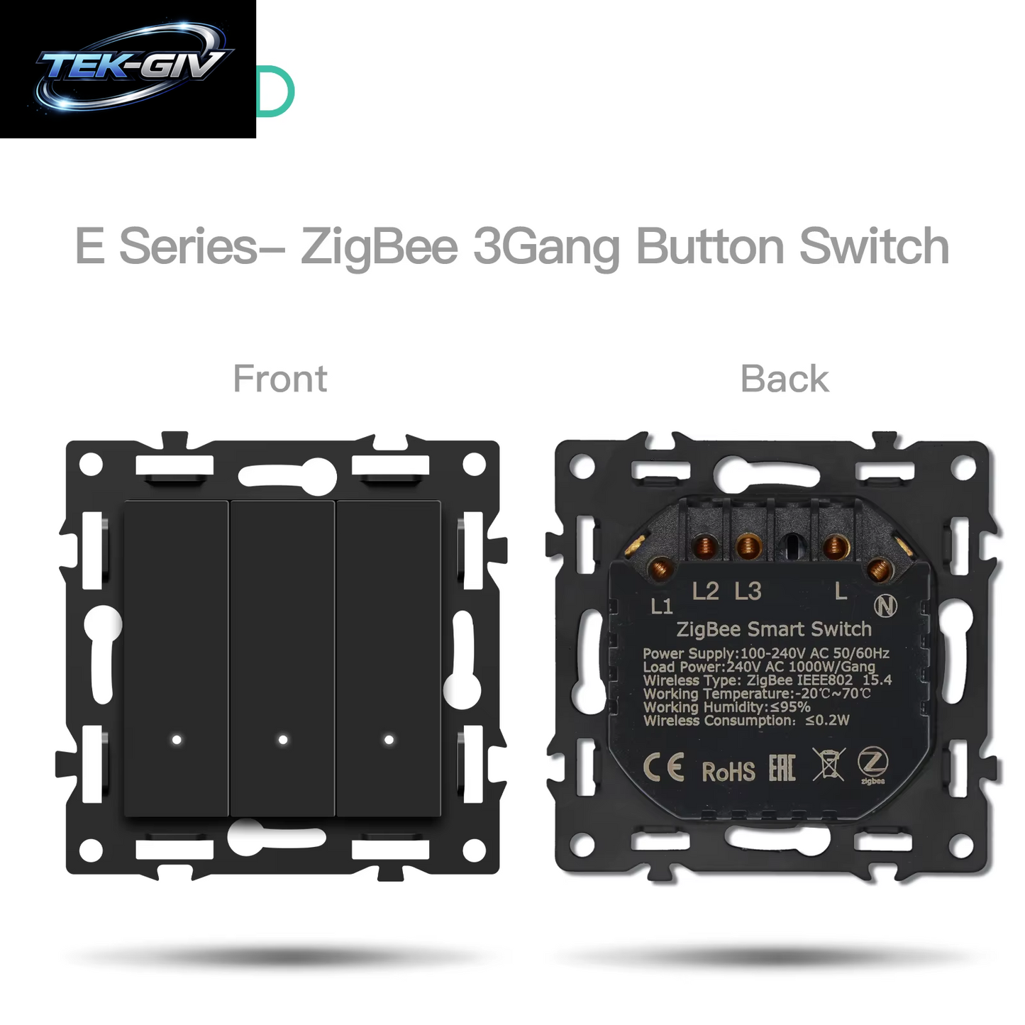 BSEED Zigbee Mechanische Licht/Rollos/Dimmer Tuya Smart Switches EU/FR Steckdose Module Matte Kunststoff Rahmen DIY Teile