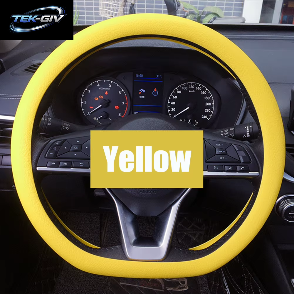 Universal Auto Silikon Lenkrad Abdeckung Elastische Nicht-Slip Abdeckung Für 36-40 Cm Lenkrad Multi Farbe Auto Dekor Zubehör